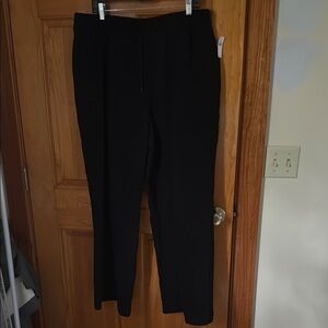 NWT Womens XL ON Black wide leg sweats